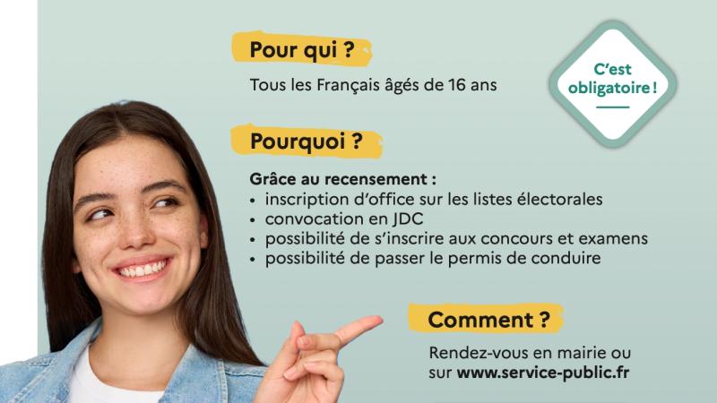 Recensement des jeunes de 16 ans