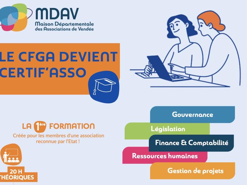 CERTIF'ASSO, une formation pour mieux appréhender le cadre associatif