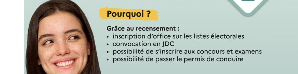 Bientôt 16 ans ? PENSEZ AU RECENSEMENT